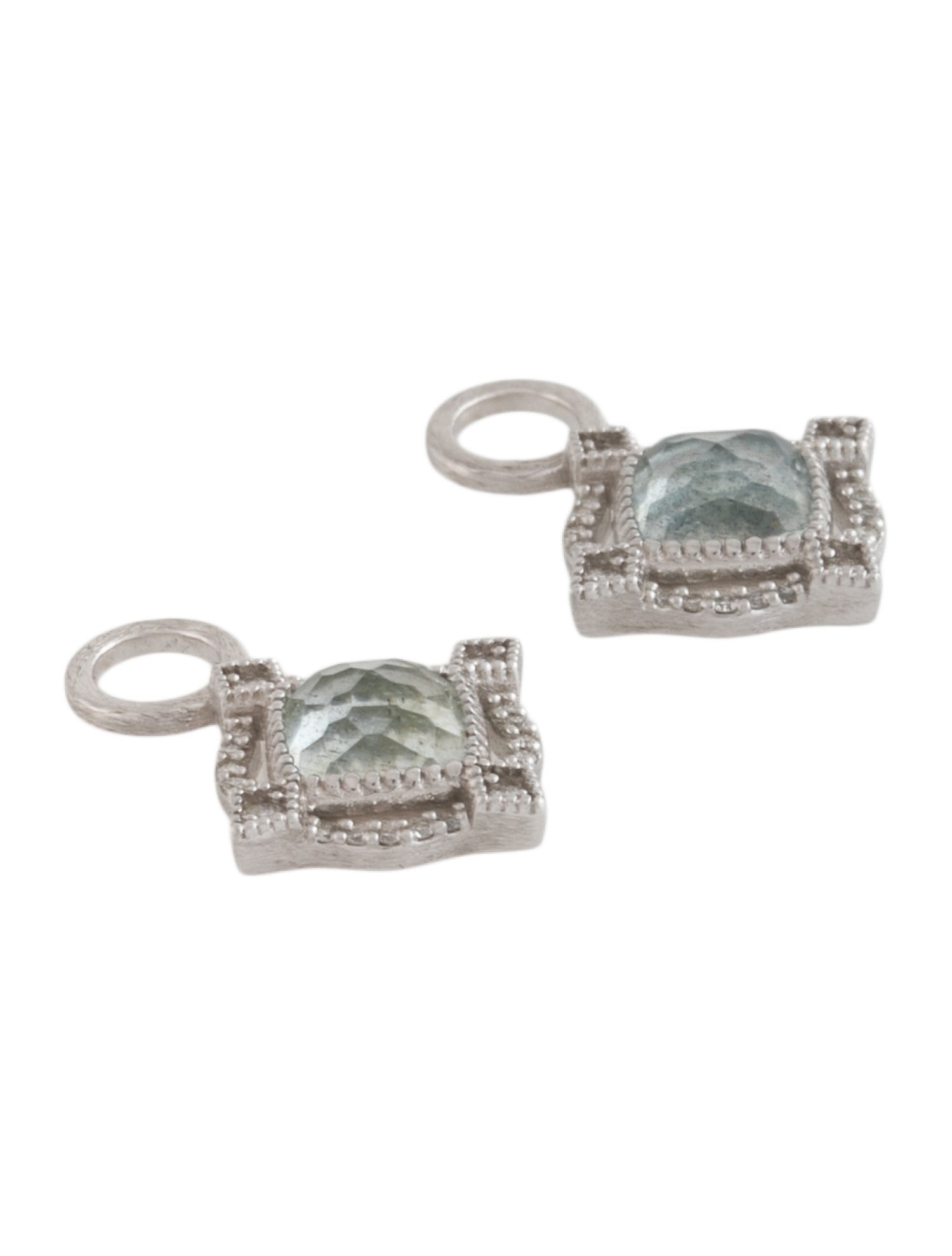 Jude Frances 18K Topaz & Diamond Earring Enhancer Earrings